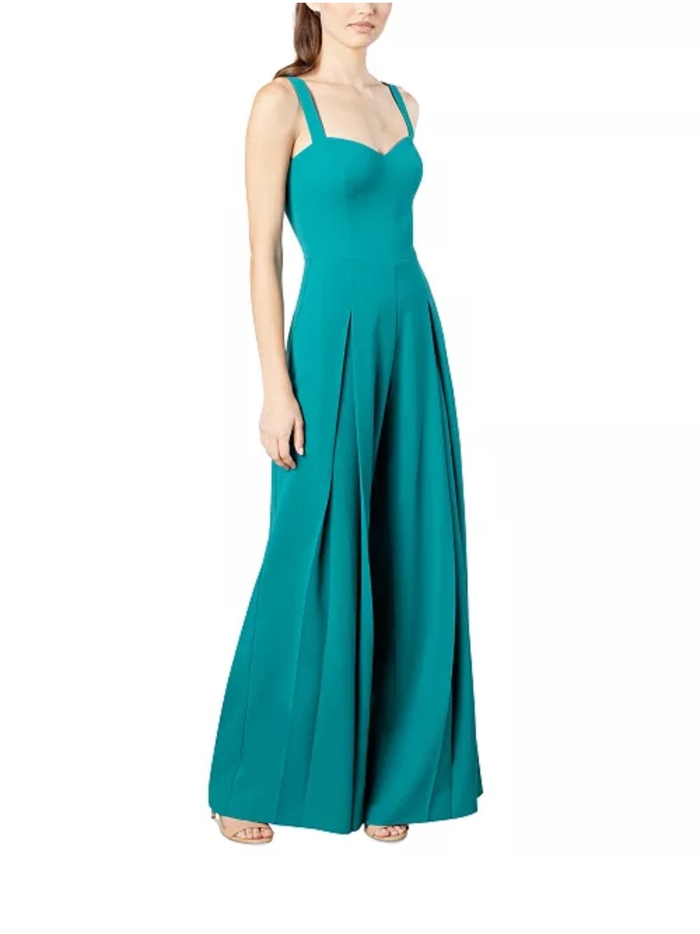 Dress the Population Rai Jumpsuit Green/Teal size M
